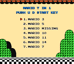 Mario 7-in-1 (Mapper 52) [p1][!]